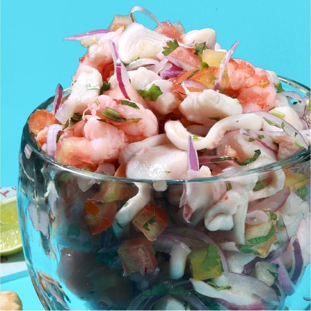 Seafood Salad / Ensalada De Mariscos.